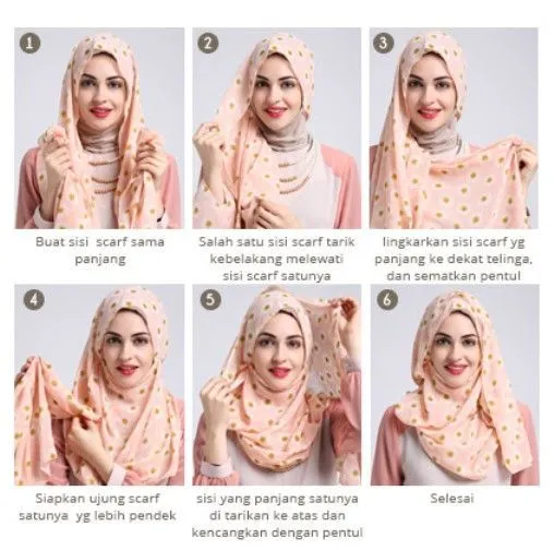 6 Tutorial Jilbab Pashmina yang Bisa Kamu Coba, Biar Gaya Jilbabmu Gak Biasa-biasa Saja 11