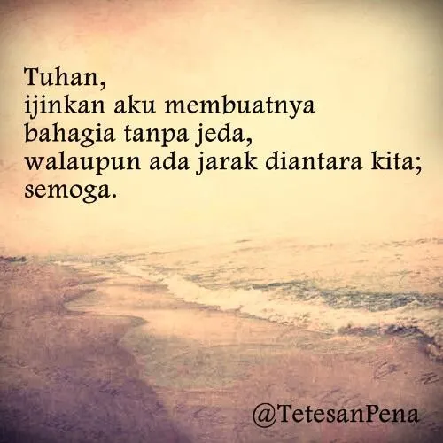 Jarak di antara kita