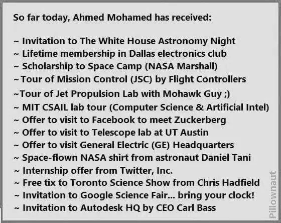 Dunia Harus Belajar Pada Anak 14 Tahun Bernama Ahmed #IStandWithAhmed 6