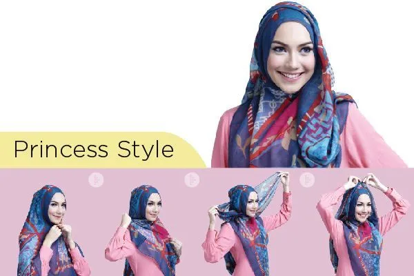 8 Tutorial Hijab Menutup Dada, Bergaya Sedikit Berbeda 13