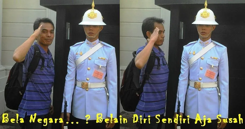 Boro-Boro BELA NEGARA, BELA DIRI SENDIRI Aja Susah …