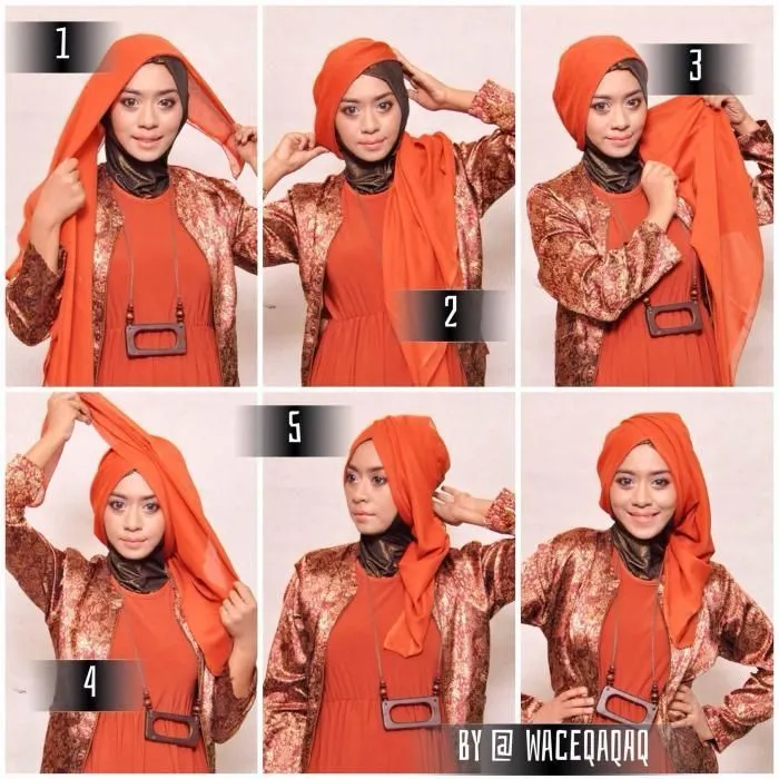 Malas Atau Nggak PD Pakai Pashmina? 7 Tutorial Ini Bikin Kamu Tetap Modis Pakai Jilbab Paris 11