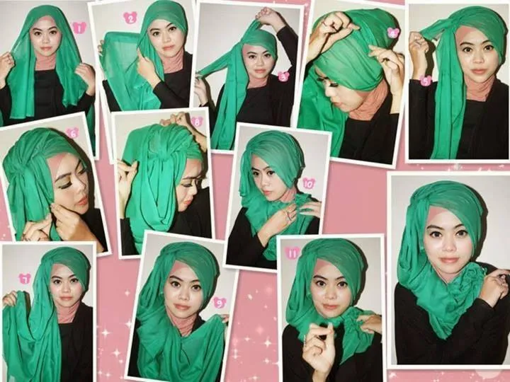 Malas Atau Nggak PD Pakai Pashmina? 7 Tutorial Ini Bikin Kamu Tetap Modis Pakai Jilbab Paris 10