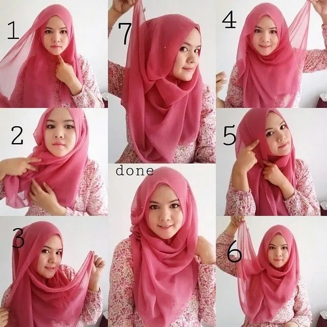 Malas Atau Nggak PD Pakai Pashmina? 7 Tutorial Ini Bikin Kamu Tetap Modis Pakai Jilbab Paris 9