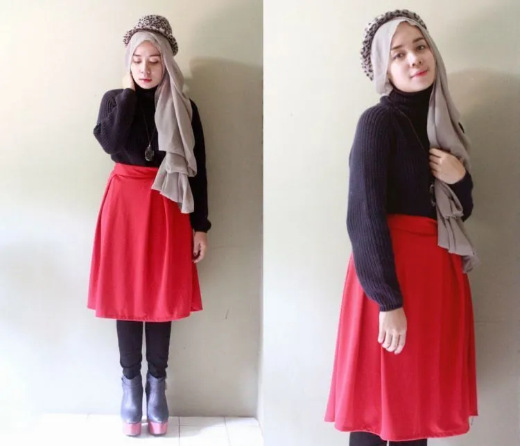 6 Alternatif Bawahan Buat Cewek Berhijab yang Bosan dengan Celana Jeans. Semuanya Santun! 12