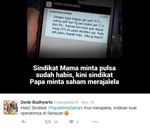 Enggak Tahan dengan Kelakuan #MamaMintaPulsa Sekarang #PapaMintaSaham, deh! 8