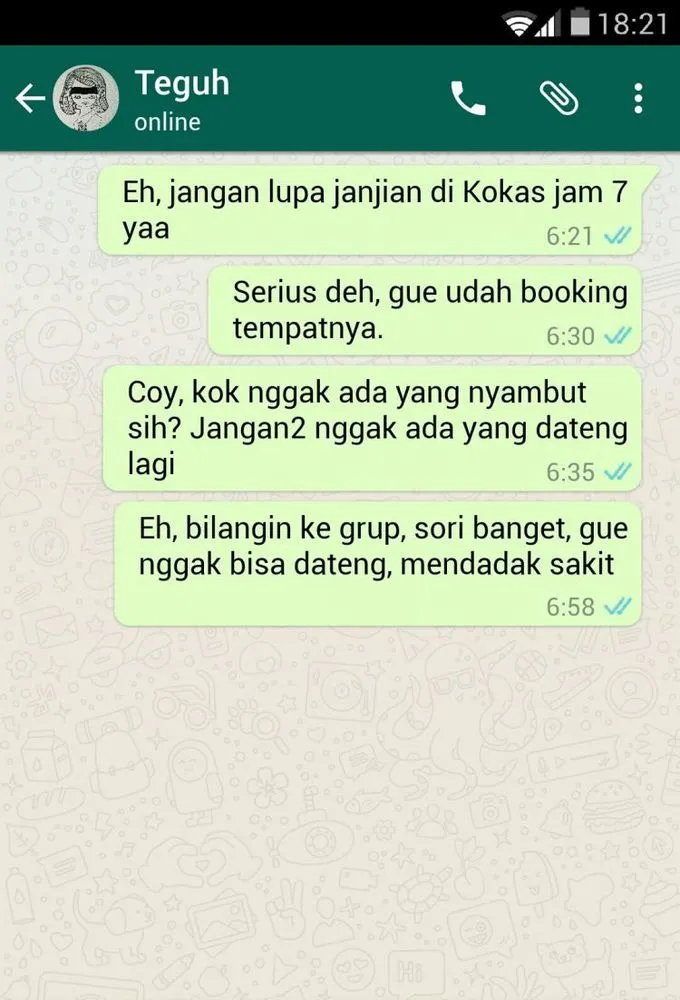 Mau Tahu Dia Temen Seperti Apa? Lihat Aja 11 Cara Dia Komentar Di WhatsApp Grup 15
