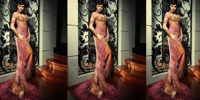 8 Gaya Kebaya Pernikahan Simpel Nan Chic yang Bikin Kamu Menikah Dengan Cantik 12