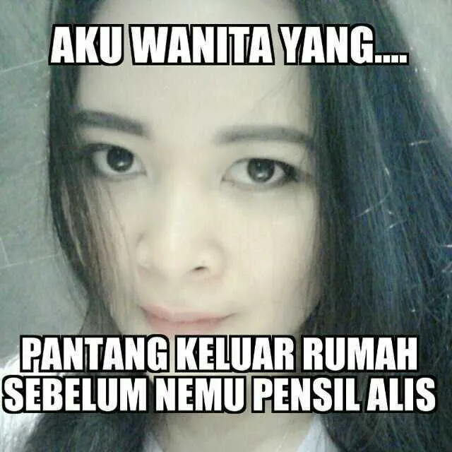 Pensil Alis Memang Dewa. 11 Meme Lucu Soal Pensil Alis Ini Jadi Buktinya 22