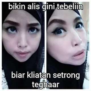 Pensil Alis Memang Dewa. 11 Meme Lucu Soal Pensil Alis Ini Jadi Buktinya 21