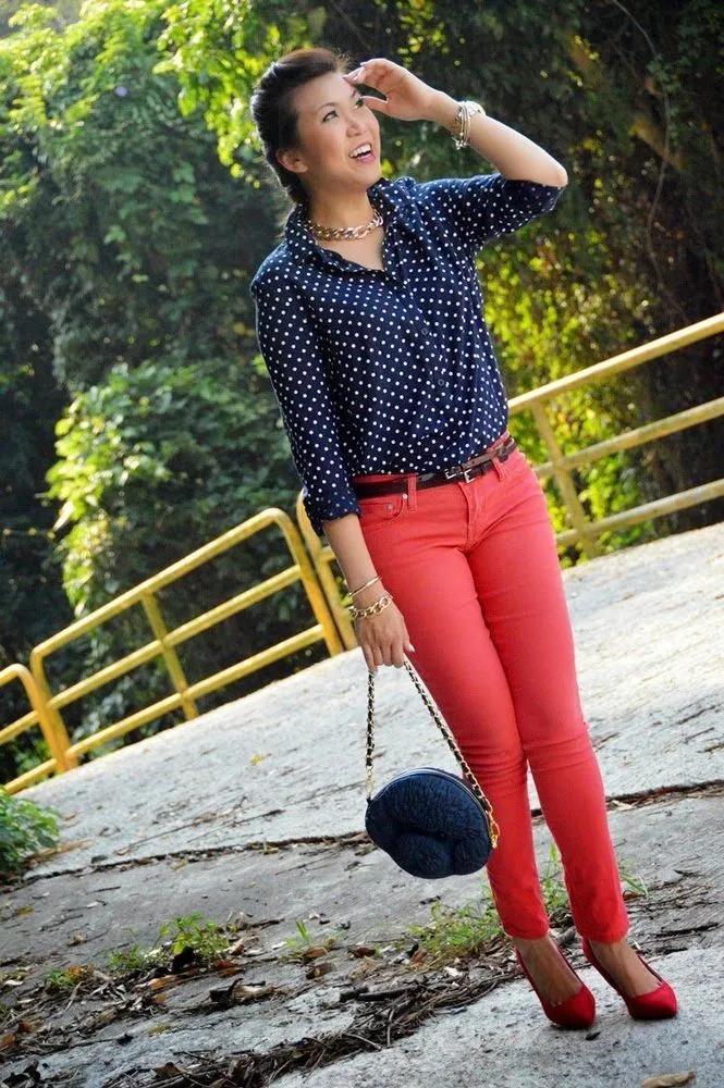 Cara-cara Sederhana Memadukan Motif Polkadot Agar Penampilanmu Makin Cantik dan Lucu! 14