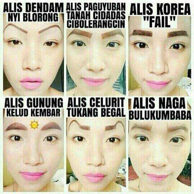 Pensil Alis Memang Dewa. 11 Meme Lucu Soal Pensil Alis Ini Jadi Buktinya 18