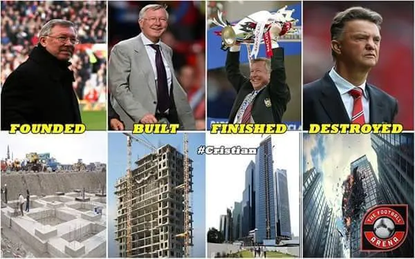 10 Meme Paling Lucu yang Menggambarkan Drama Van Gaal dan MU 19