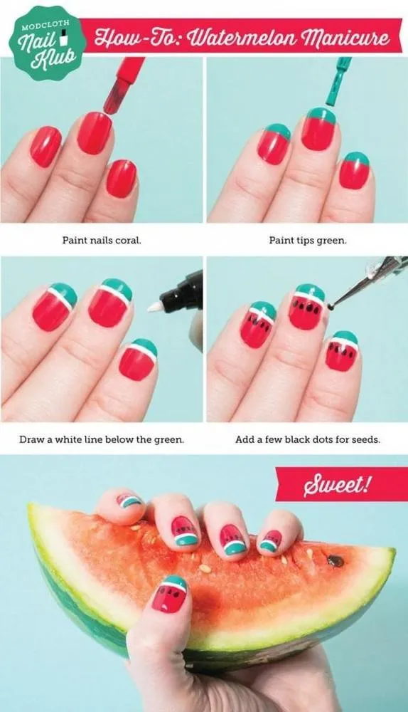 15 Nail Art Simple & Elegant, Buat Sendiri di Kukumu 25