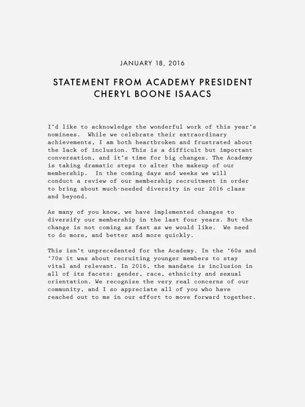 Sejumlah Orang Mengungkapkan Pendapat Mereka Soal Nominasi Piala Oscar yang Didominasi Kulit Putih. Yuk, Dengar Kata Mereka 11