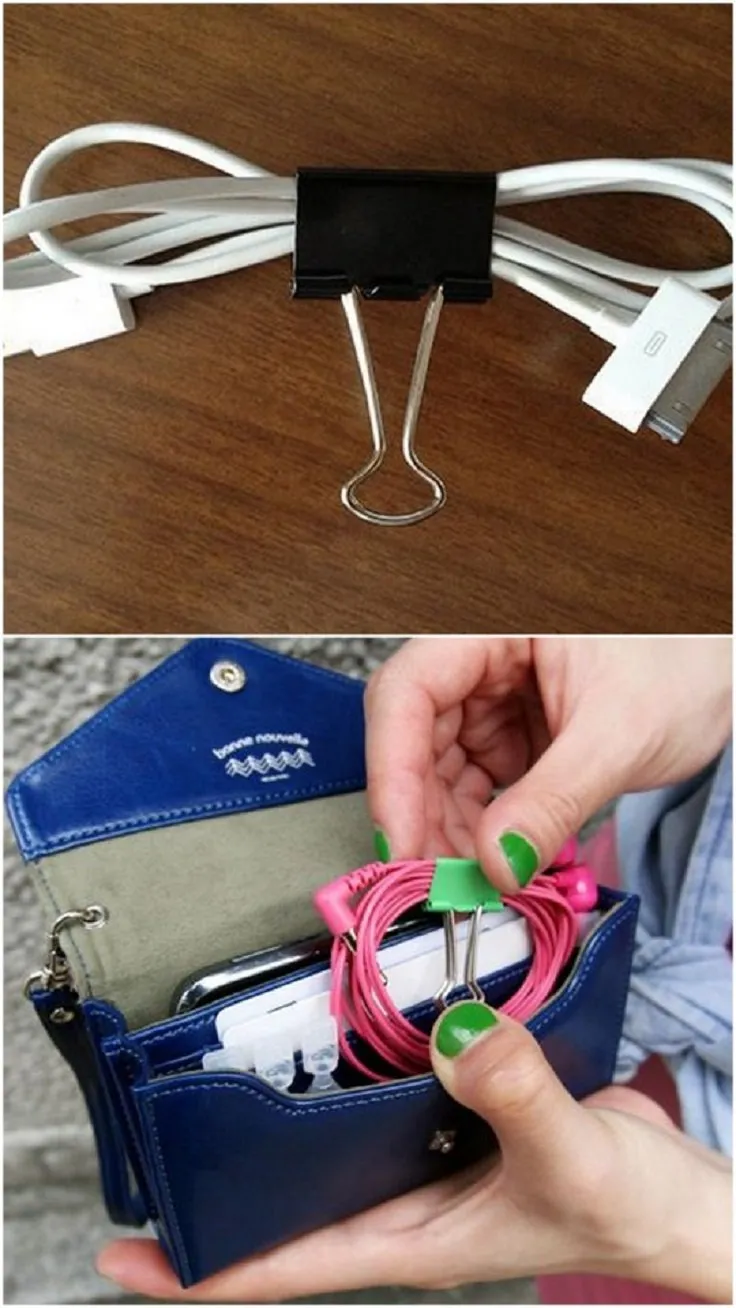 15 Fungsi Bermanfaat Dari Binder Clip yang Nggak Cuma Buat Jepit Kertas Aja 19