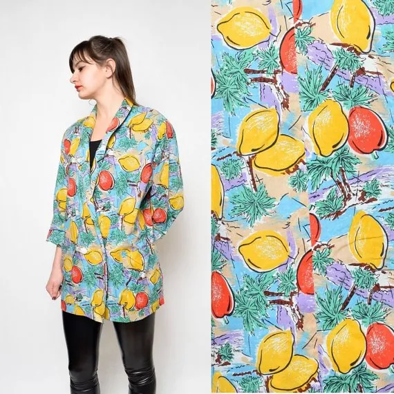 Nggak Cuma Seger Dipandang Mata, 16 Motif Buah di Baju Ini Bikin Kamu Pengen Segera Memakainya 32