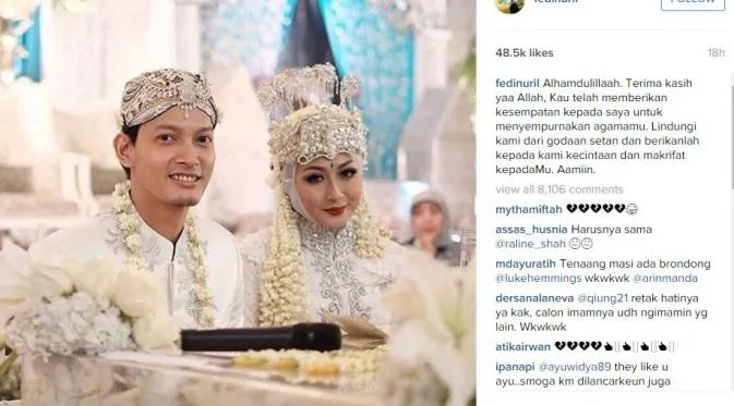 9 Saran Dari Vanny Widyasasti, Buat Cewek-cewek yang Pengen Calon Imam Sekelas Fedi Nuril 12