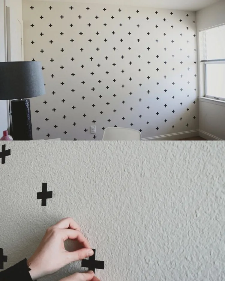 Cuma Bermodal Isolasi Biasa yang Murah, 10 Wall Art Ini Bisa Kamu Bikin Sendiri di Rumah! 11
