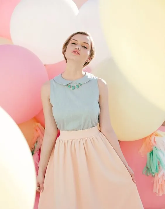 10 Inspirasi Outfit Kalem dari Warna Pastel Buatmu yang Mau Cantik Tanpa Berlebihan 20