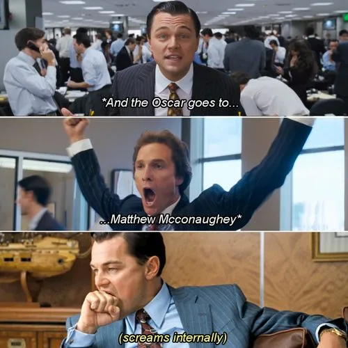 20 Meme Kocak Soal Perjuangan Leo Sampai Dapat Oscar. Akhirnya Leo Menang! 25