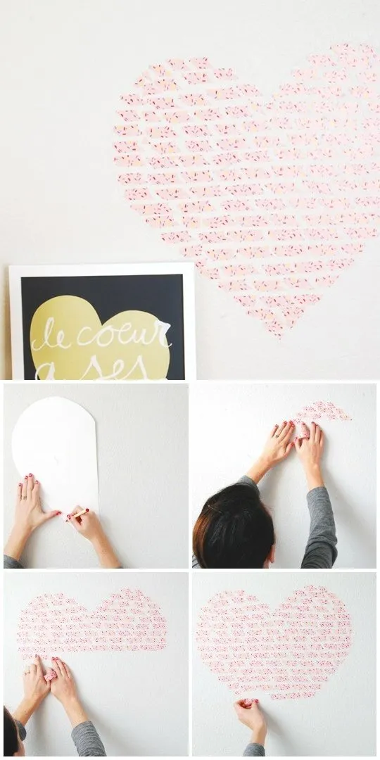Cuma Bermodal Isolasi Biasa yang Murah, 10 Wall Art Ini Bisa Kamu Bikin Sendiri di Rumah! 17