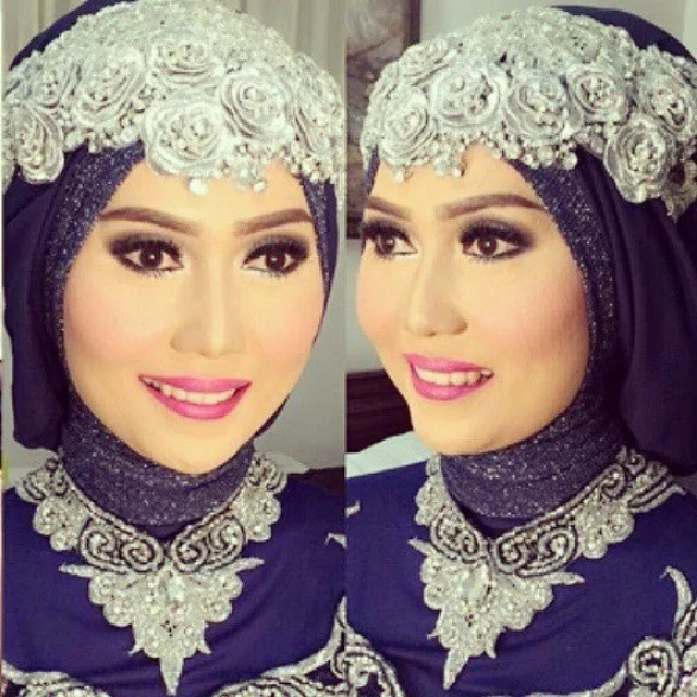 9 Inspirasi Jilbab Simpel nan Elegan, Untukmu Calon Pengantin Yang Ingin Tampil Menawan 16