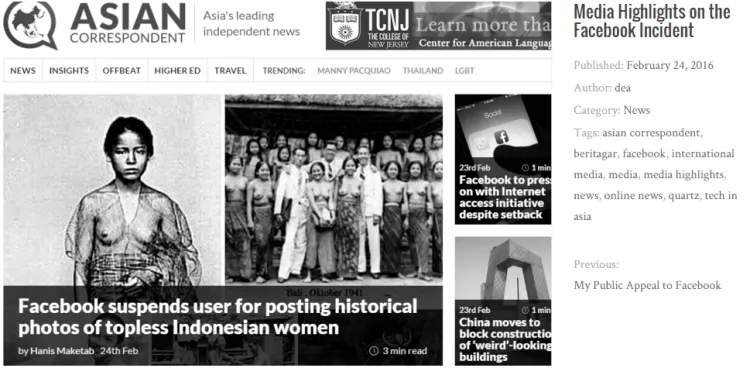 Nggak Cuma di TV, Sensor di Facebook Juga Absurd. Masa Foto Sejarah Kita Ini Dianggap Pornografi? 5