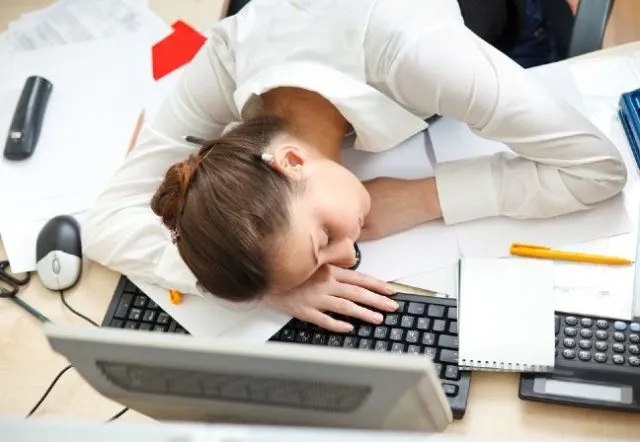 sleep when work.