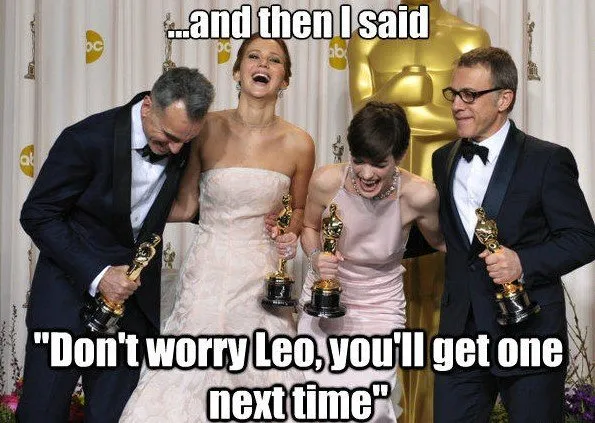 20 Meme Kocak Soal Perjuangan Leo Sampai Dapat Oscar. Akhirnya Leo Menang! 28