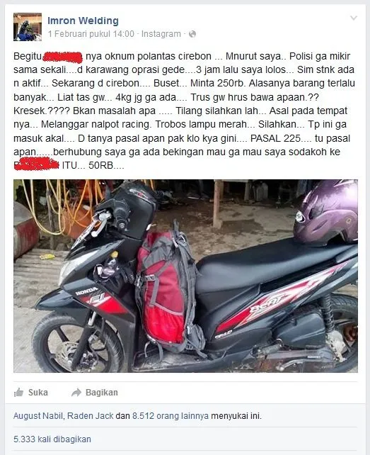 7 Meme dan Foto Kocak Soal Cirebon Kota Tilang. Dijamin Bikin Ngakak! 10