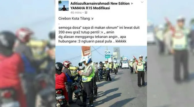 7 Meme dan Foto Kocak Soal Cirebon Kota Tilang. Dijamin Bikin Ngakak! 8