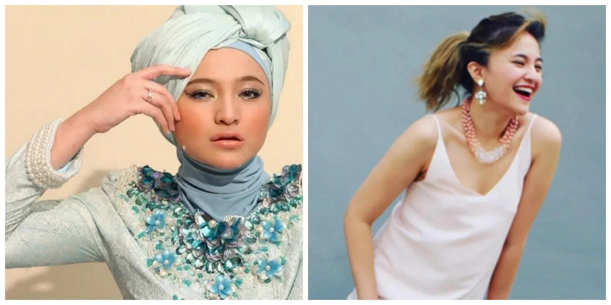13 Penampilan Marshanda Saat Berhijab dan Kelihatan Rambutnya. Menurutmu Cantik Mana? 13