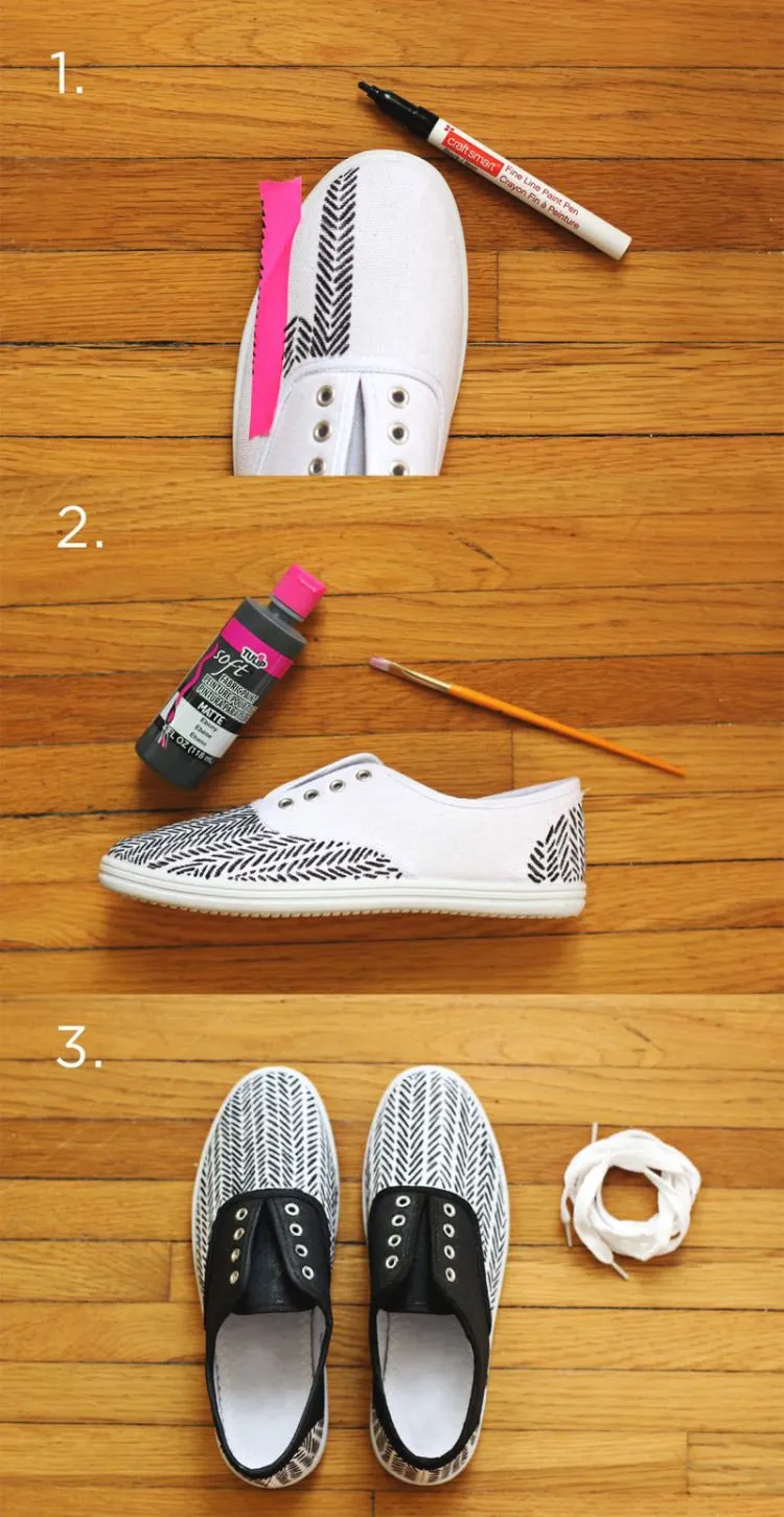 Sepatu Kanvas Putihmu Akan Naik Kelas dan Ga Gitu-gitu Aja dengan 11 Trik Gampang ini! 12