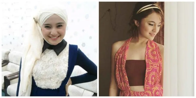 13 Penampilan Marshanda Saat Berhijab dan Kelihatan Rambutnya. Menurutmu Cantik Mana? 16