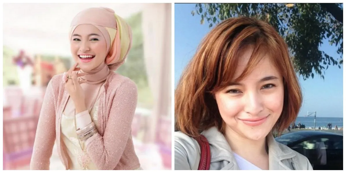 13 Penampilan Marshanda Saat Berhijab dan Kelihatan Rambutnya. Menurutmu Cantik Mana? 21