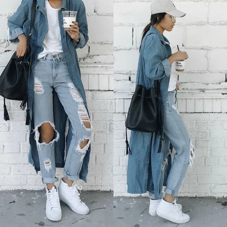 Tidak Melulu Celana, 14 Style Denim Ini Adalah Bukti Bahwa Semua Pria dan Wanita Nggak Boleh Melewatkan Item Ini! 19