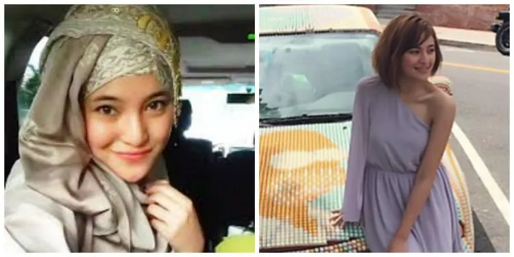 13 Penampilan Marshanda Saat Berhijab dan Kelihatan Rambutnya. Menurutmu Cantik Mana? 19