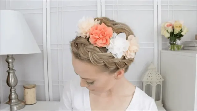 Hijab atau Rambut Mahkota Kepalamu Akan Terlihat Menawan dengan 12 Inspirasi Flower Crown Ini untuk Hari Bahagiamu! 19