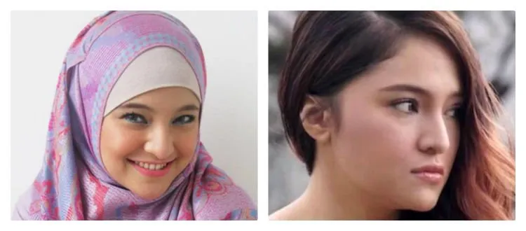 13 Penampilan Marshanda Saat Berhijab dan Kelihatan Rambutnya. Menurutmu Cantik Mana? 20