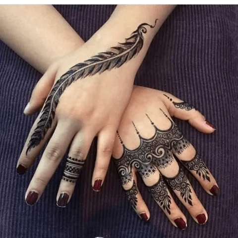 16 Inspirasi Henna Art Anti Mainstream, Demi Momen Pernikahan yang Tak Terlupakan! 30