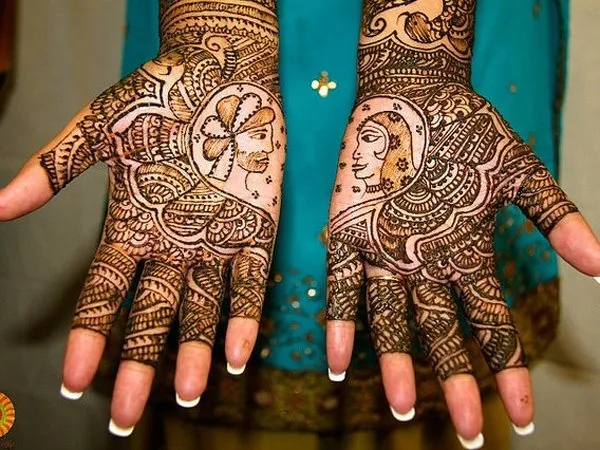 16 Inspirasi Henna Art Anti Mainstream, Demi Momen Pernikahan yang Tak Terlupakan! 33