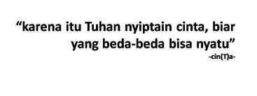 Yang pernah ngalamin cinta beda agama