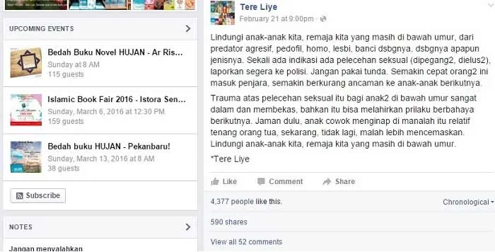 Mungkin Bang Tere Liye Sedang Lelah, Hingga Lupa Sejarah Indonesia ~ 9