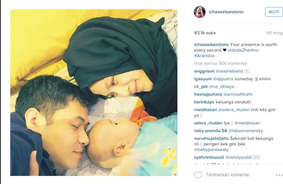 Potret Keluarga Kecil Dude-Alyssa. Romansa Sederhana dan Layak Jadi Life Goal Kita 25