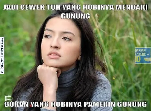 Fenomena Meme Para Pendaki Alay di Puncak Gunung yang Bikin Sebal. Kamu Boleh Ngakak, Juga Boleh Kesal! 13