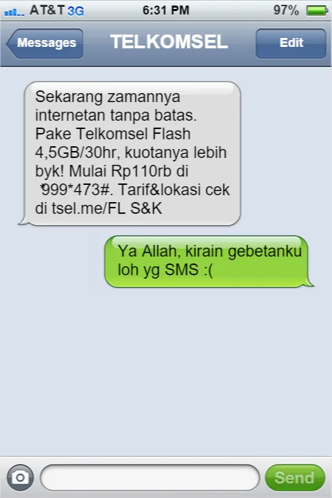 11 Ragam Bunyi Pesan Singkat yang Bisa Bikin Kamu Baper Maksimal! 22