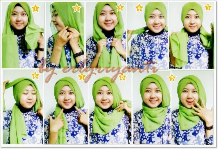 Sebagai Pasangan yang Tak Layak Disia-siakan, Kamu Cewek Berpipi Tembem Harus Mencoba 9 Tips Berhijab Ini! 12