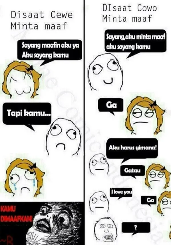 Karena Apapun Masalahnya, Cewek Selalu Benar Dan Cowok yang Selalu Salah. Yaudah, Pasrah Aja :( 16