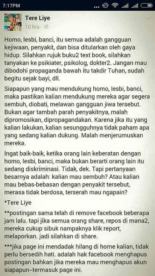 Mungkin Bang Tere Liye Sedang Lelah, Hingga Lupa Sejarah Indonesia ~ 8